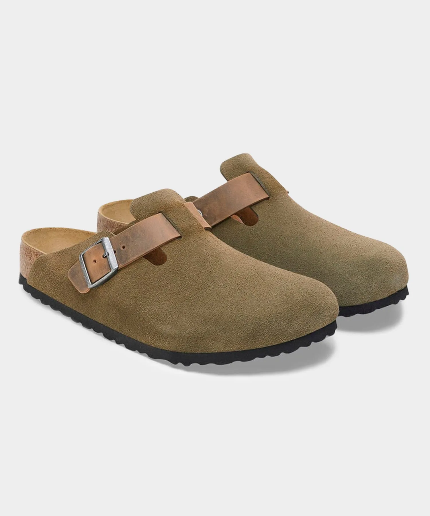 Birkenstock Boston Mixed Leather in Thyme