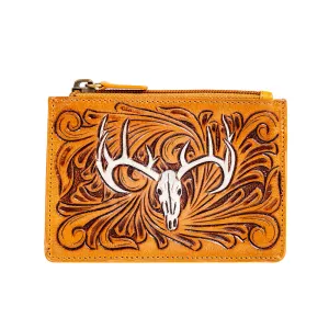 Wylie Corral Hand-tooled Credit Card Holder